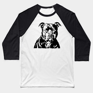 BLACK PIT BULL terrier Baseball T-Shirt